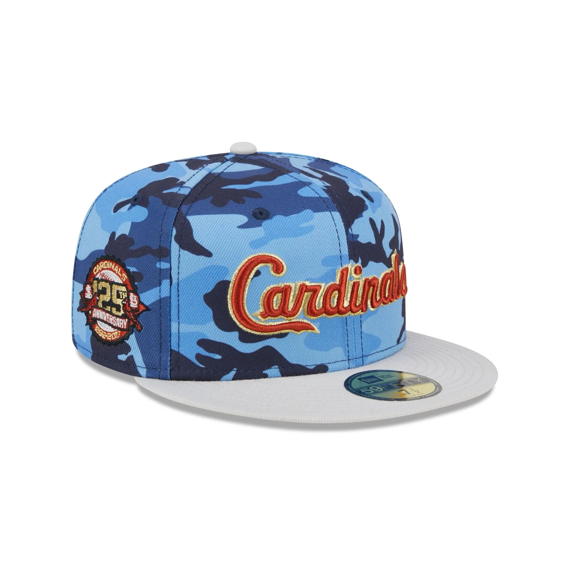 St. Louis Cardinals Blue Camo 59FIFTY Fitted Hat sold by New Era