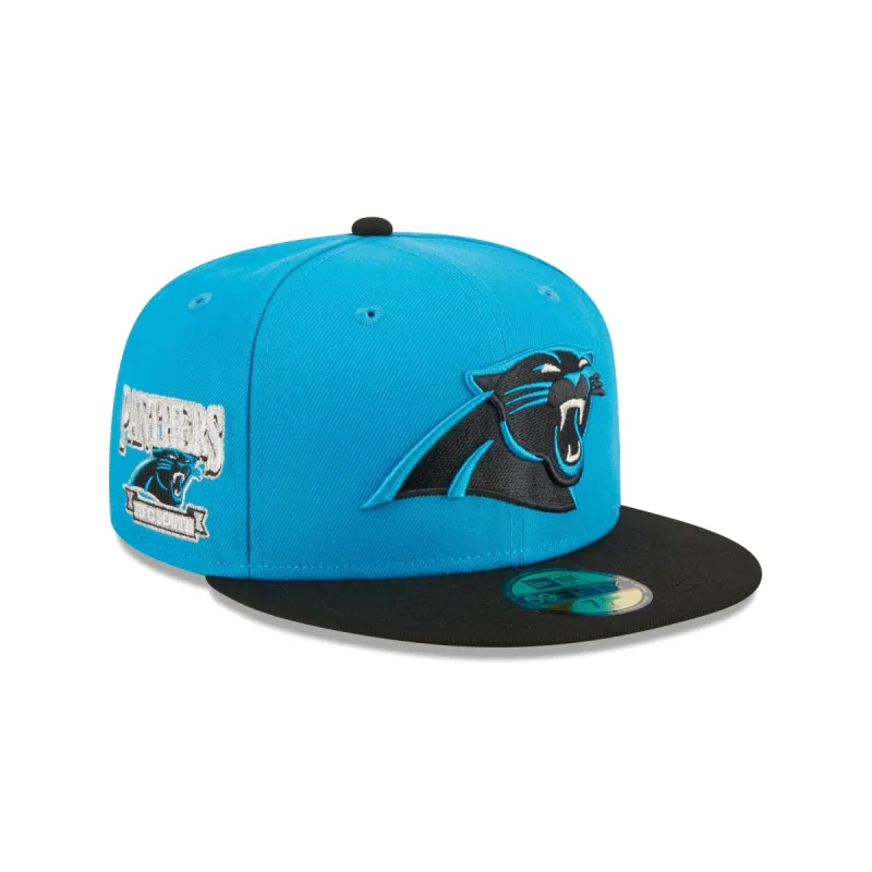 Carolina Panthers Throwback Hidden 59FIFTY Fitted Hat sold by New Era