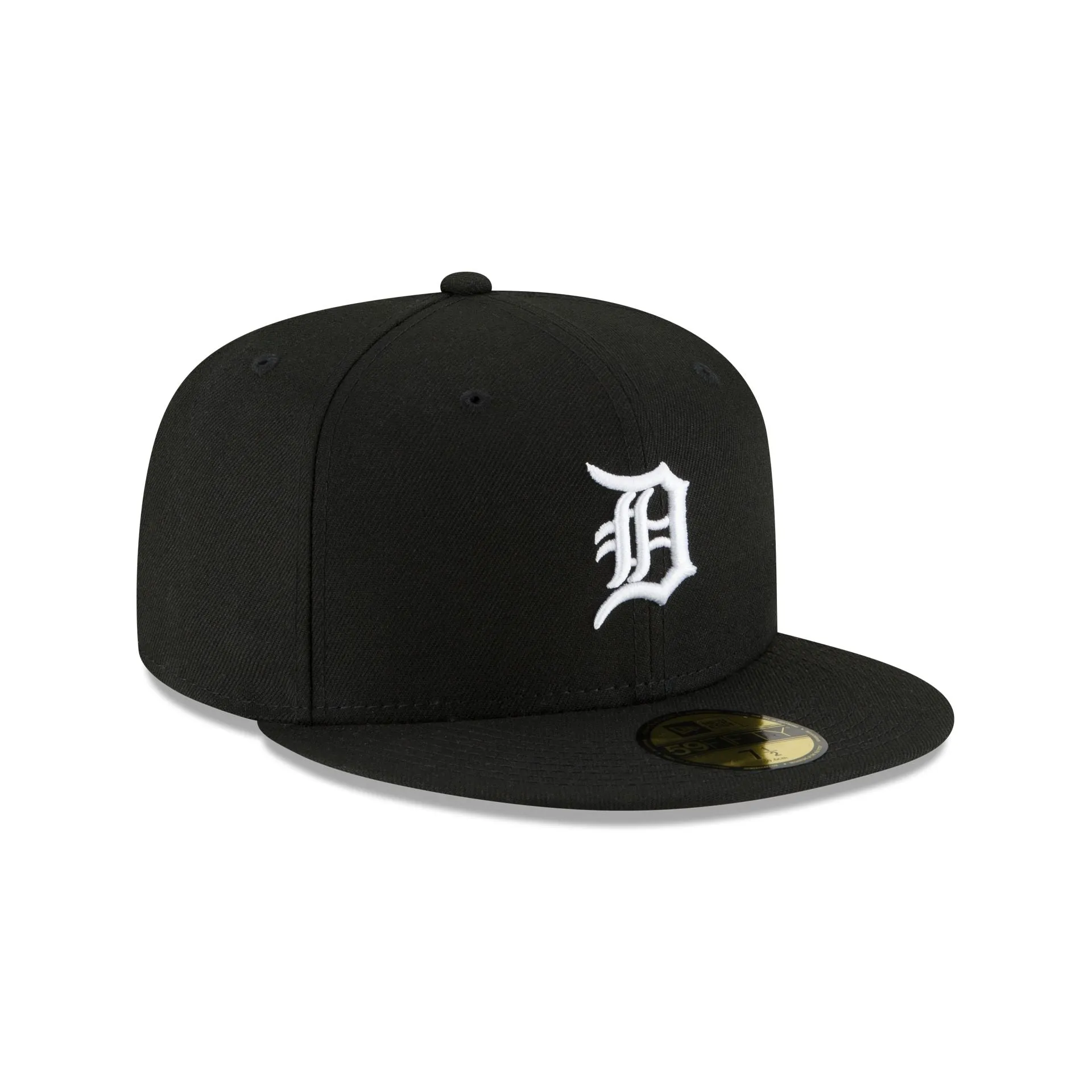 Detroit Tigers Basic Black and White 59FIFTY Fitted Hat sold by New Era product image thumbnail 3