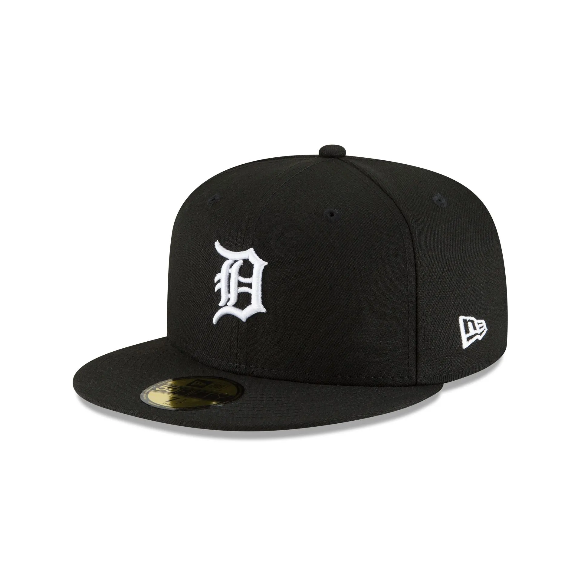 Detroit Tigers Basic Black and White 59FIFTY Fitted Hat sold by New Era