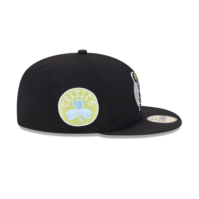 Boston Celtics Color Pack Black 59FIFTY Fitted Hat sold by New Era product image thumbnail 4