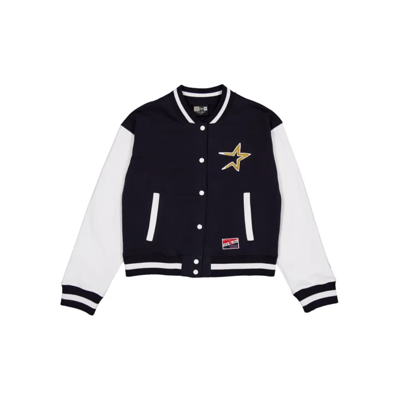 Houston Astros Throwback Fleece Women's Jacket sold by New Era