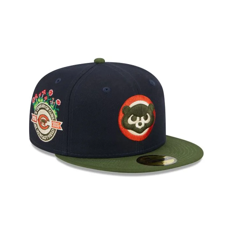 Chicago Cubs Sprouted 59FIFTY Fitted Hat sold by New Era