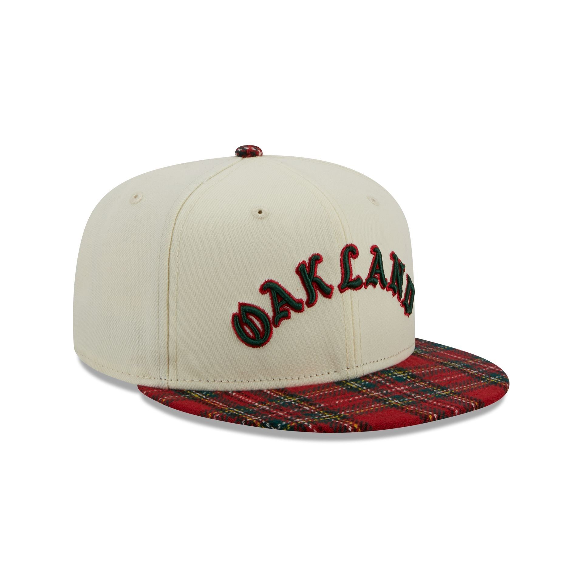Oakland Athletics Plaid Visor 9FIFTY Snapback Hat sold by New Era product image thumbnail 3