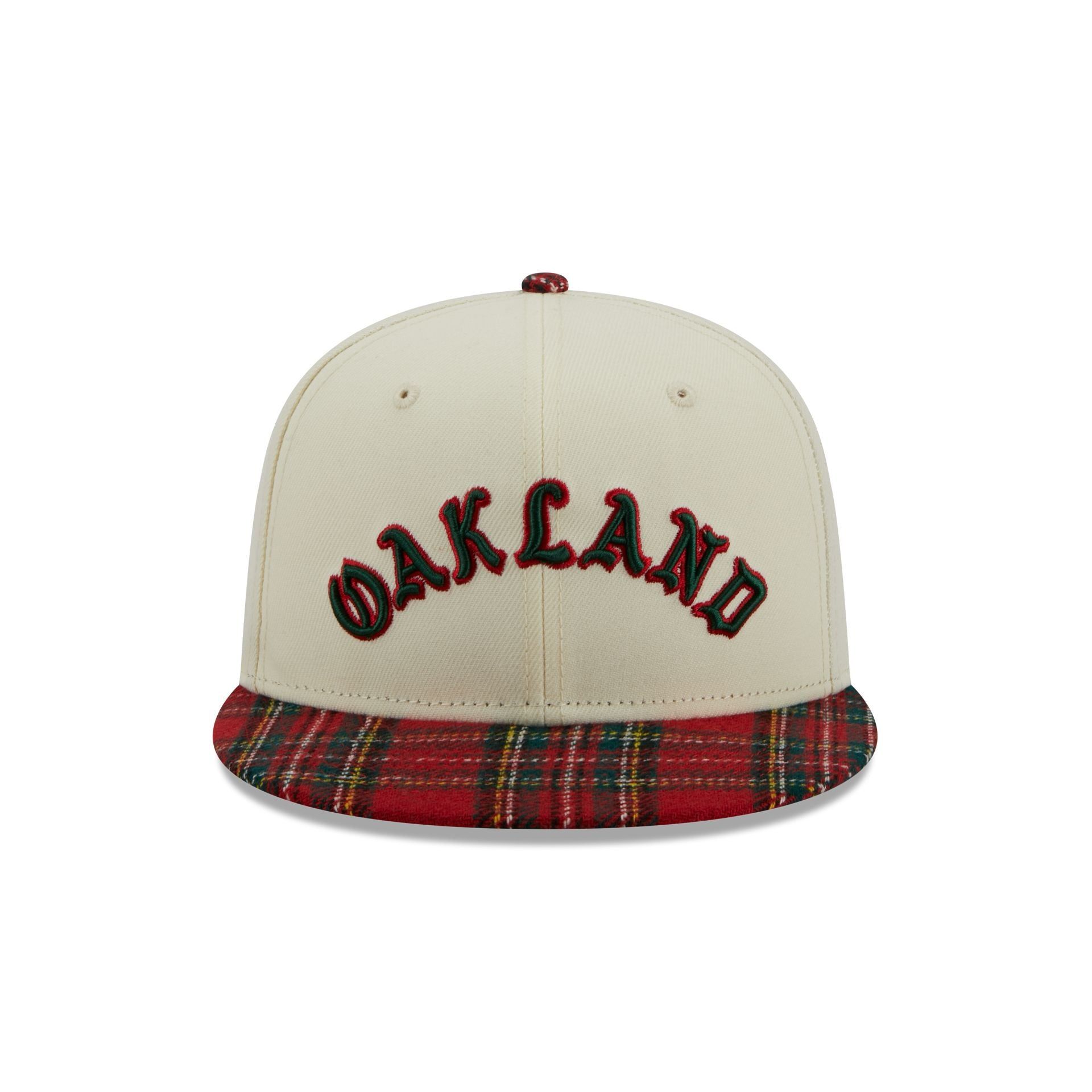 Oakland Athletics Plaid Visor 9FIFTY Snapback Hat sold by New Era product image thumbnail 2