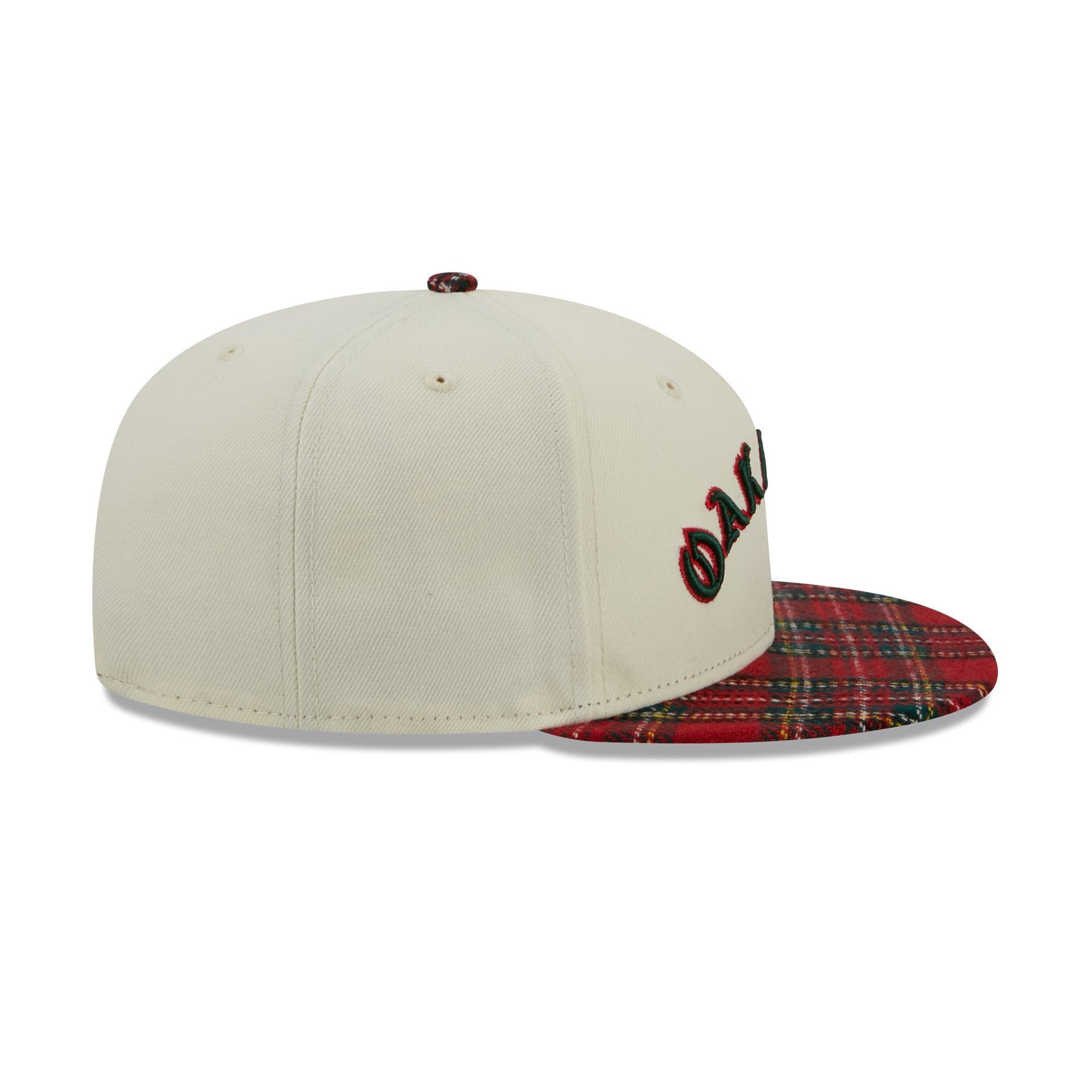 Oakland Athletics Plaid Visor 9FIFTY Snapback Hat sold by New Era product image thumbnail 5