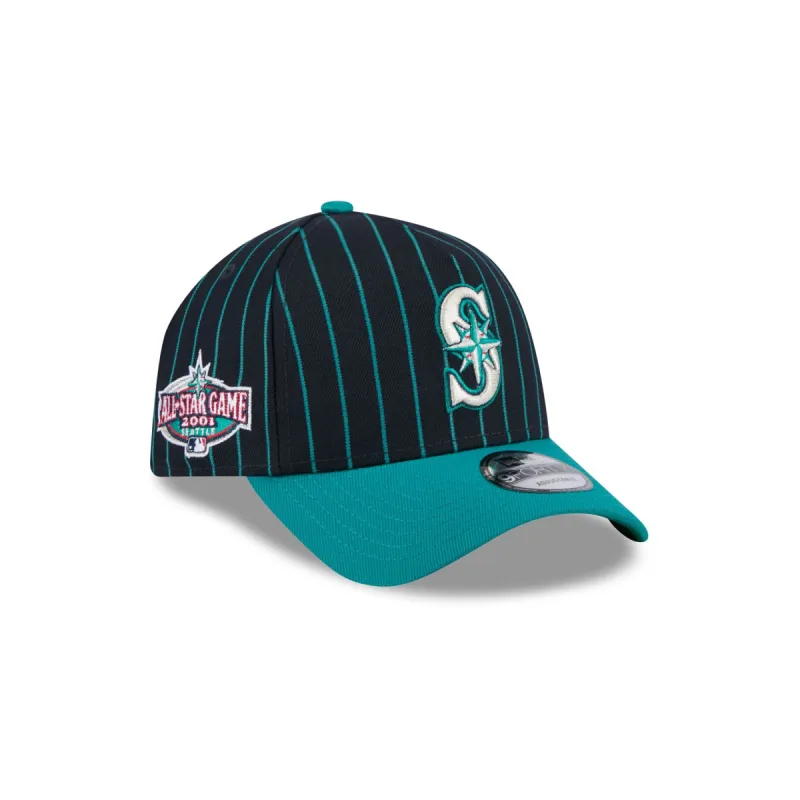 Seattle Mariners All-Star Game Pack Pinstripe 9FORTY A-Frame Snapback Hat sold by New Era