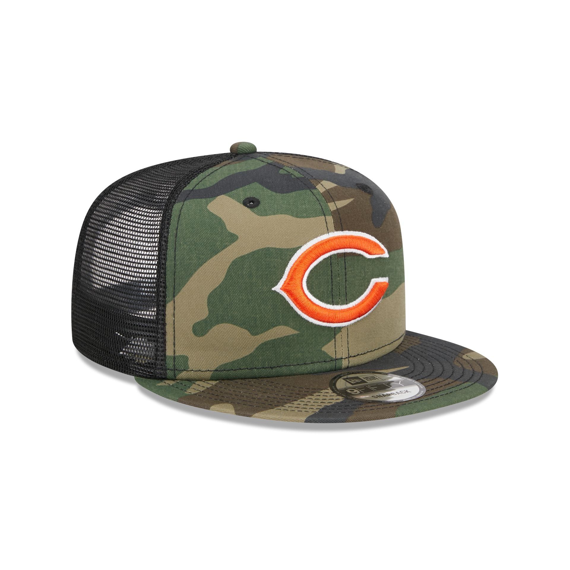 Chicago Bears Camo 9FIFTY Trucker Snapback Hat sold by New Era product image thumbnail 3