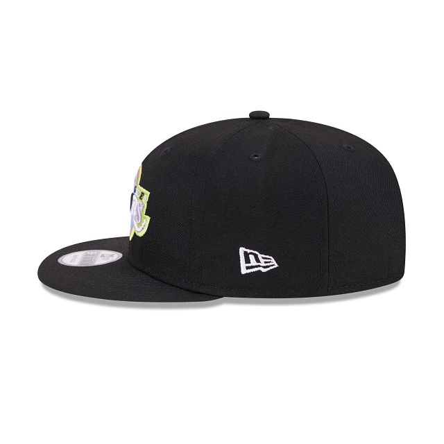 Los Angeles Lakers Color Pack Black 9FIFTY Snapback Hat sold by New Era product image thumbnail 5