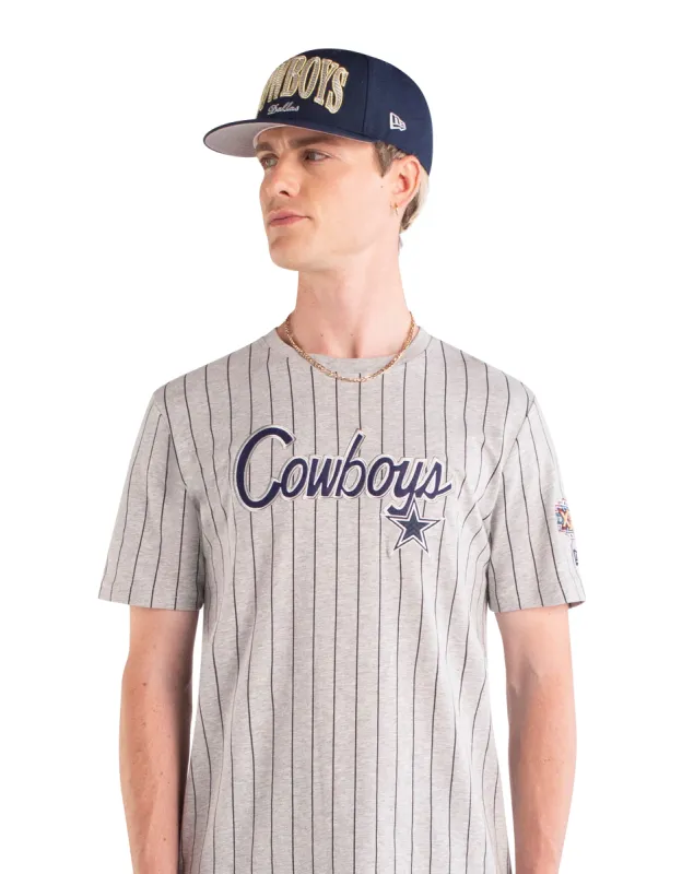 Dallas Cowboys Throwback Striped T-Shirt sold by New Era
