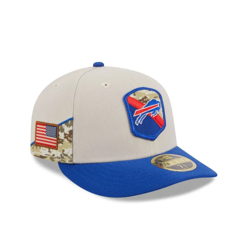 Buffalo Bills 2023 Salute to Service Low Profile 59FIFTY Fitted Hat sold by New Era