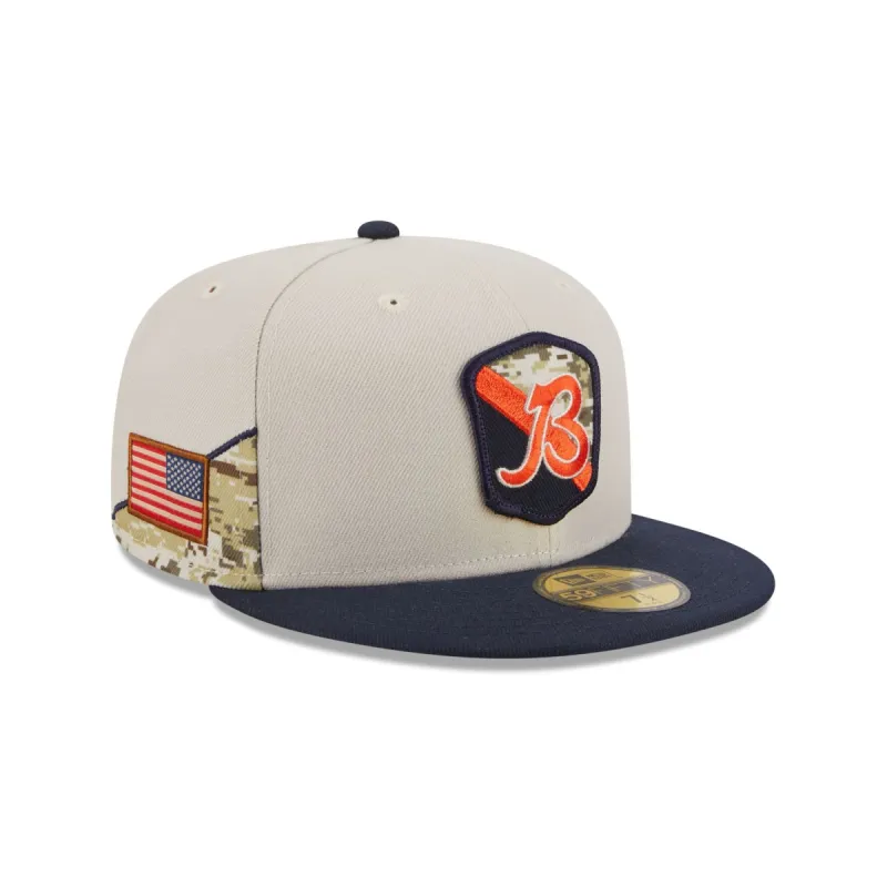 Chicago Bears 2023 Salute to Service Alternate 59FIFTY Fitted Hat sold by New Era