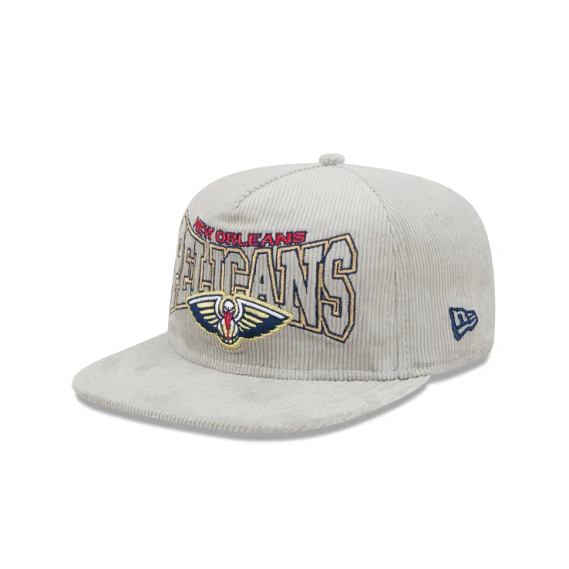 New Orleans Pelicans Gray Cord Golfer Hat sold by New Era