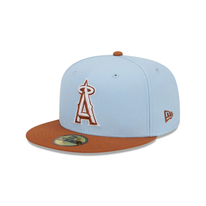 Los Angeles Angels Color Pack Glacial Blue 59FIFTY Fitted Hat sold by New Era