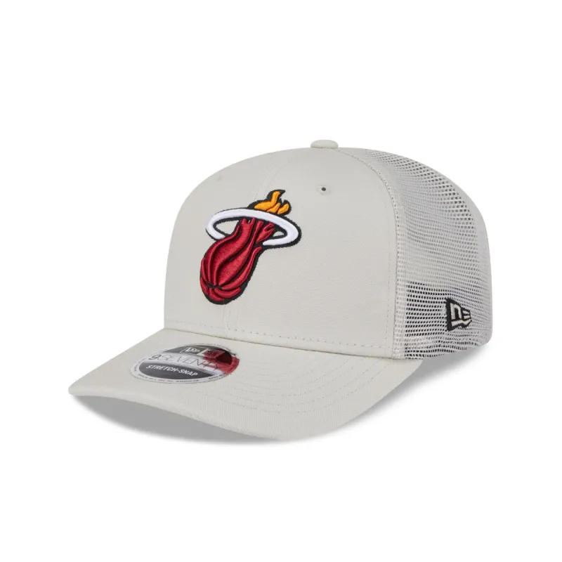 Miami Heat Canvas 9SEVENTY Trucker Hat sold by New Era