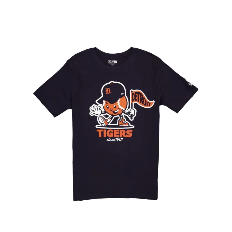 Detroit Tigers Court Sport Navy T-Shirt sold by New Era