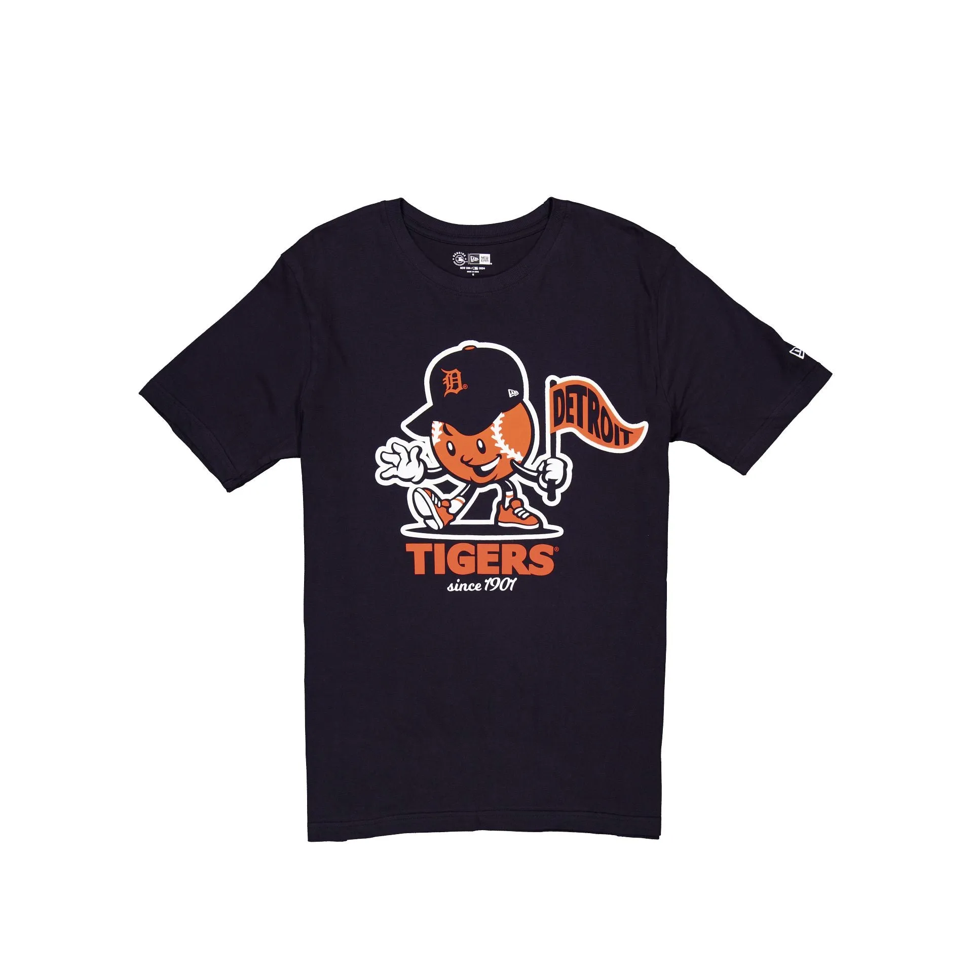 Detroit Tigers Court Sport Navy T-Shirt sold by New Era