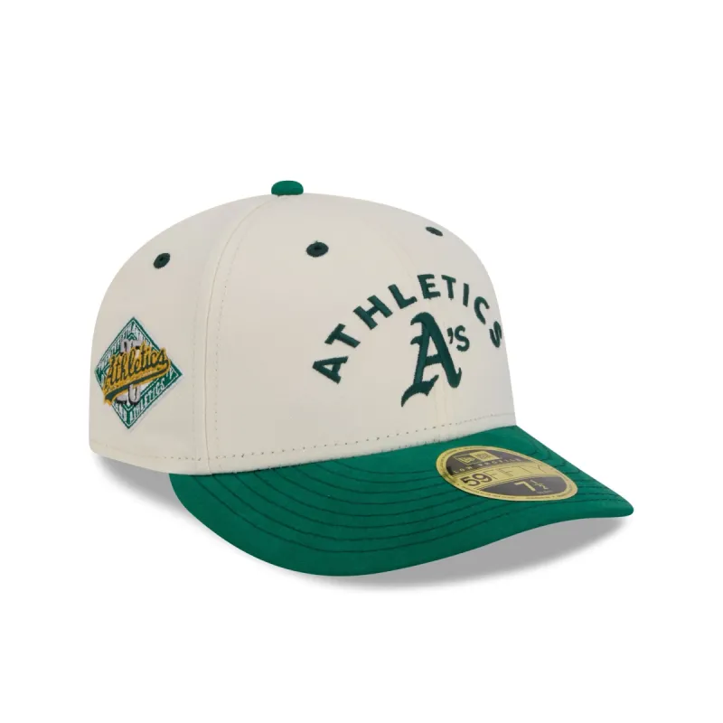 Oakland Athletics Vintage Stack Low Profile 59FIFTY Fitted Hat sold by New Era