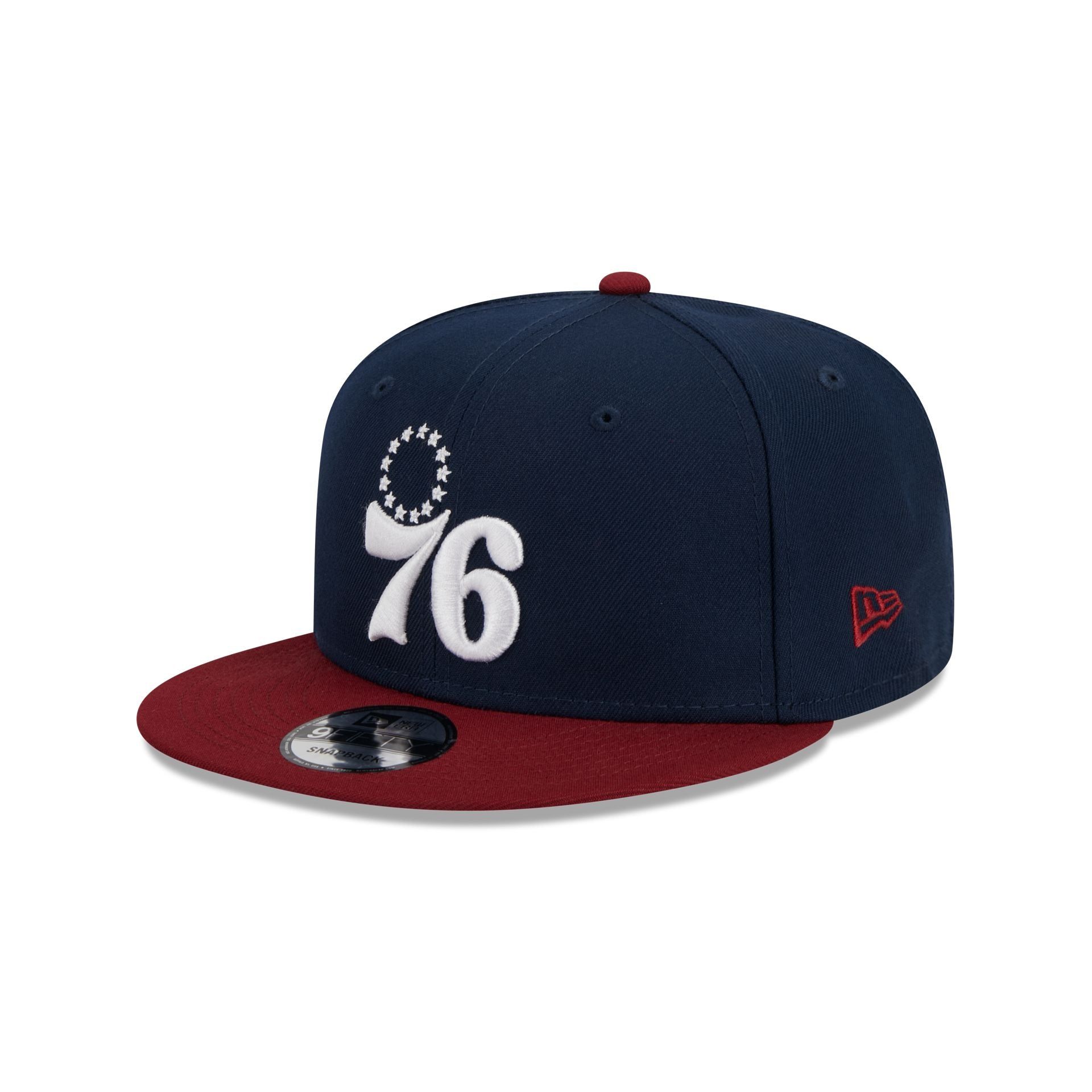 Philadelphia 76ers Color Pack Navy 9FIFTY Snapback Hat sold by New Era