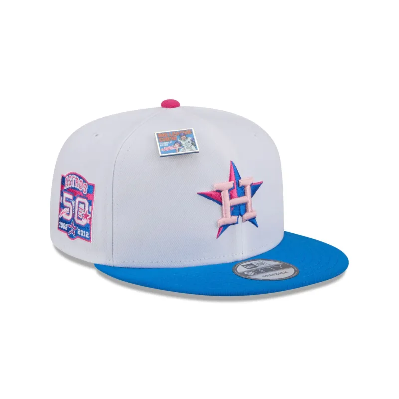 Big League Chew X Houston Astros Cotton Candy 9FIFTY Snapback Hat sold by New Era