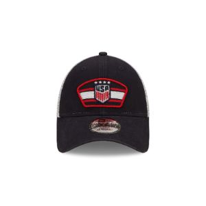 US Soccer Navy 9FORTY Trucker Hat sold by New Era