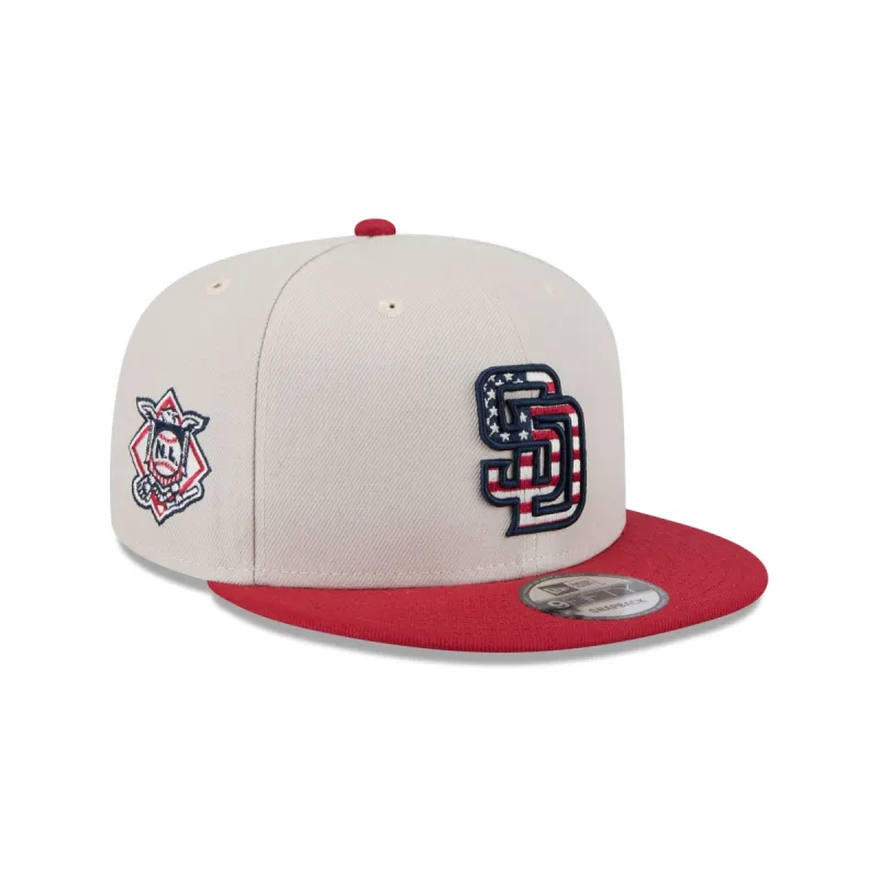 San Diego Padres Independence Day 2024 9FIFTY Snapback Hat sold by New Era