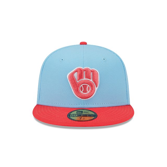 Milwaukee Brewers Color Pack Blue 59FIFTY Fitted Hat sold by New Era product image thumbnail 2