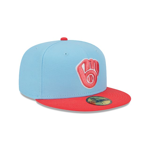 Milwaukee Brewers Color Pack Blue 59FIFTY Fitted Hat sold by New Era product image thumbnail 3