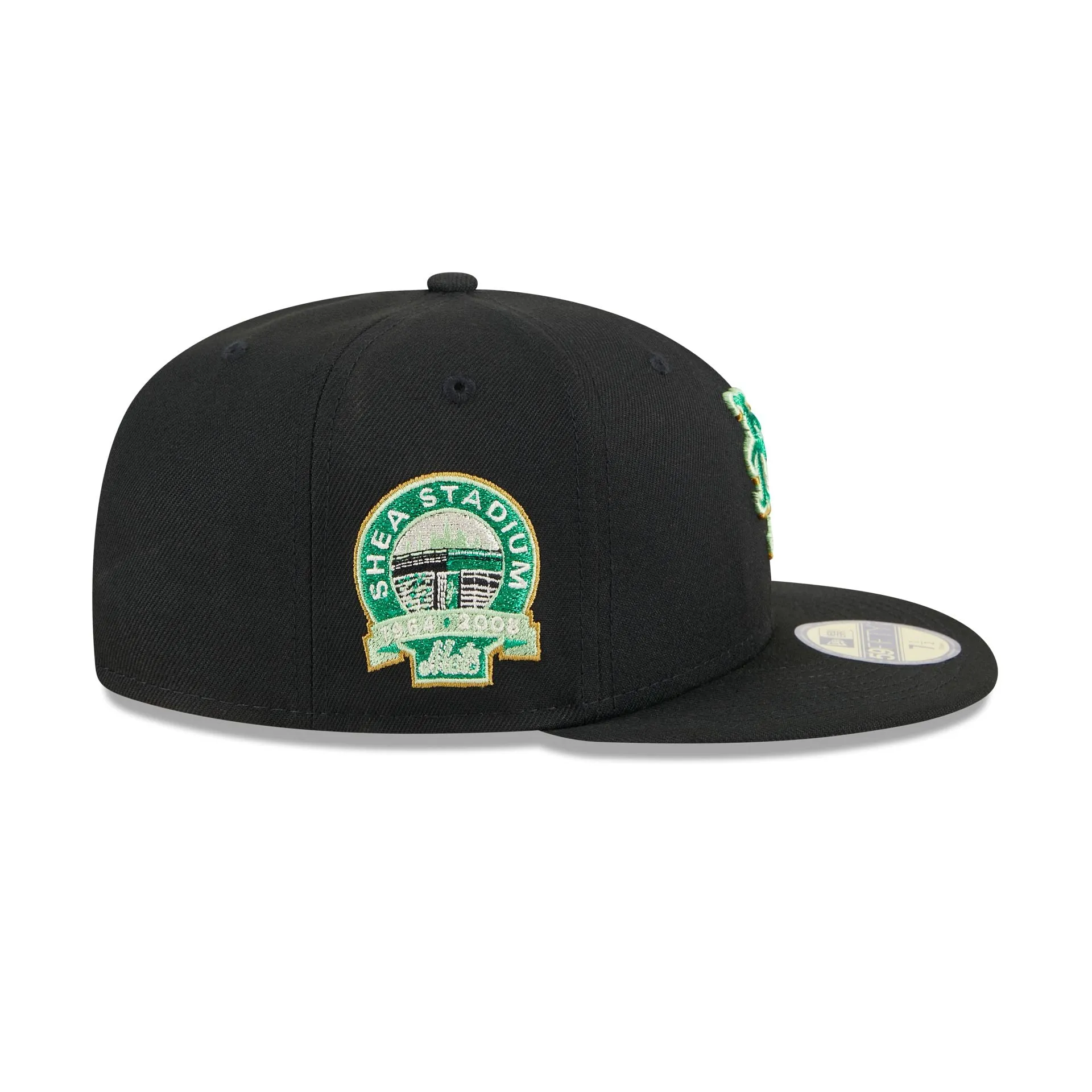 New York Mets Metallic Green Pop 59FIFTY Fitted Hat sold by New Era product image thumbnail 4