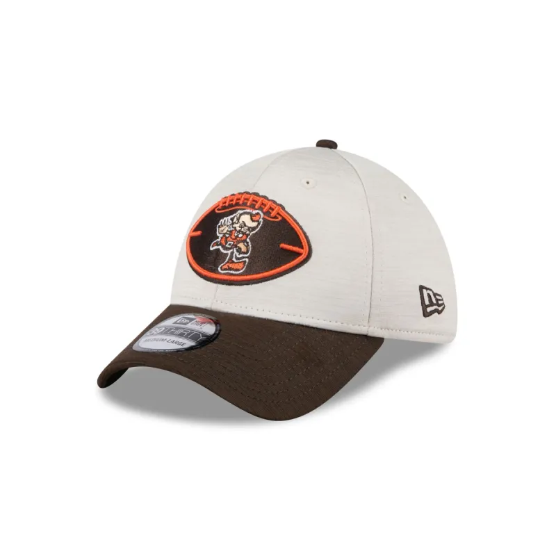 Cleveland Browns 2024 Historic Sideline 39THIRTY Stretch Fit Hat sold by New Era