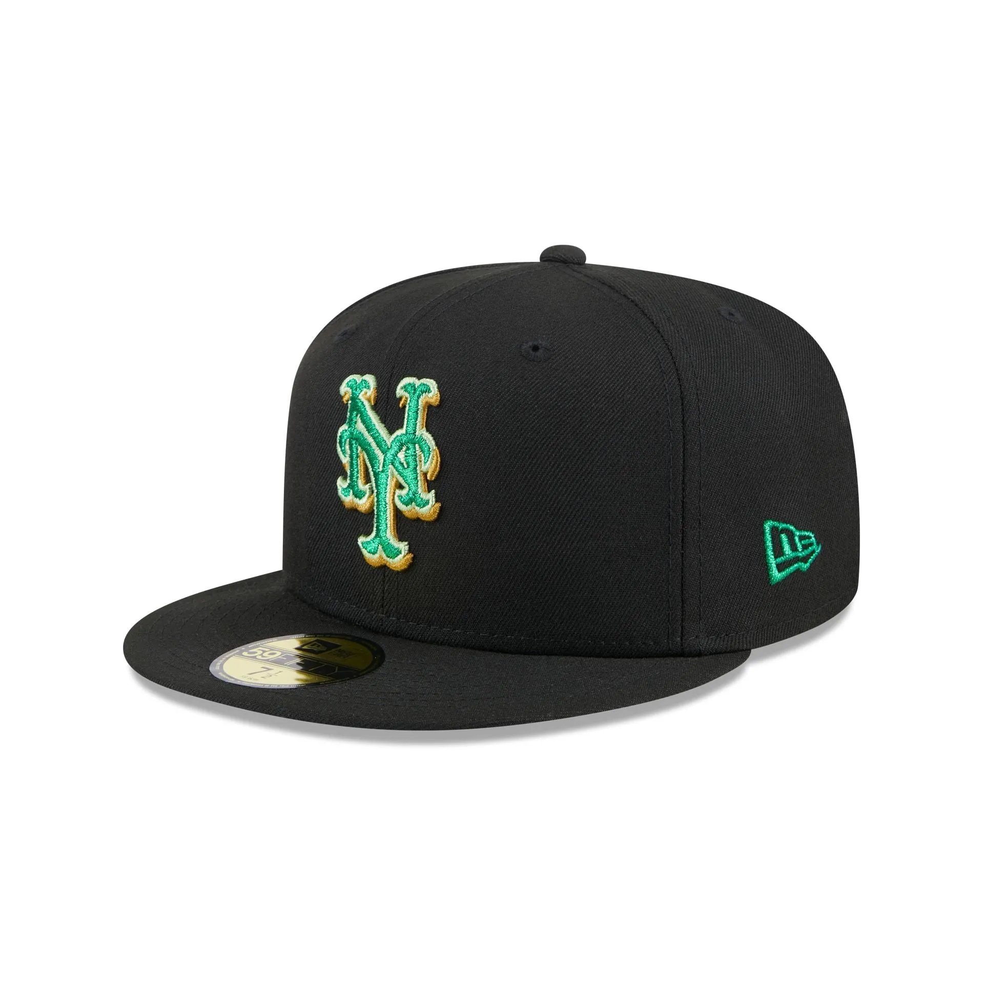 New York Mets Metallic Green Pop 59FIFTY Fitted Hat sold by New Era product image thumbnail 3