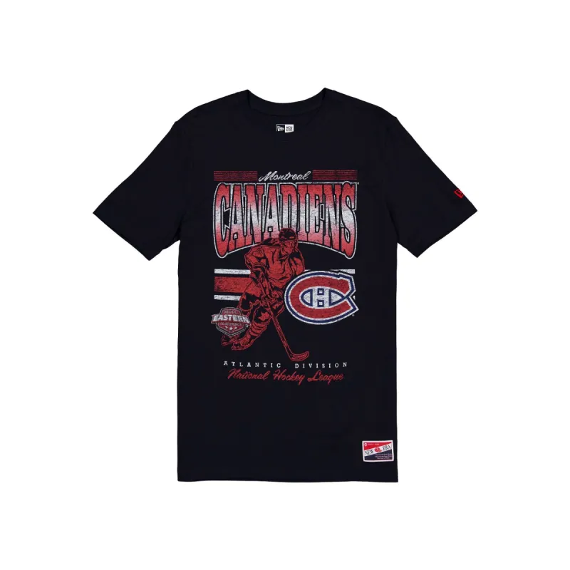 Montreal Canadiens Throwback Distress T-Shirt sold by New Era