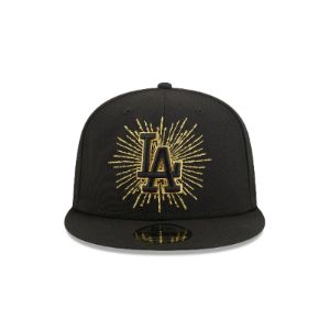 Los Angeles Dodgers Metallic Logo 9FIFTY Snapback Hat sold by New Era