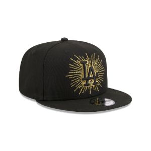 Los Angeles Dodgers Metallic Logo 9FIFTY Snapback Hat sold by New Era