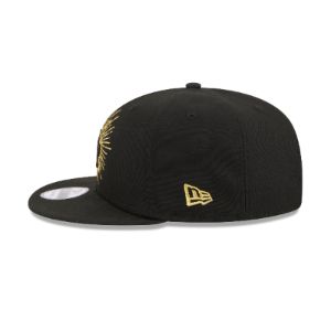 Los Angeles Dodgers Metallic Logo 9FIFTY Snapback Hat sold by New Era