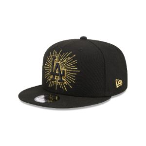Los Angeles Dodgers Metallic Logo 9FIFTY Snapback Hat sold by New Era