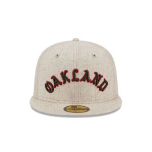 Oakland Athletics Wool Plaid 59FIFTY Fitted Hat sold by New Era