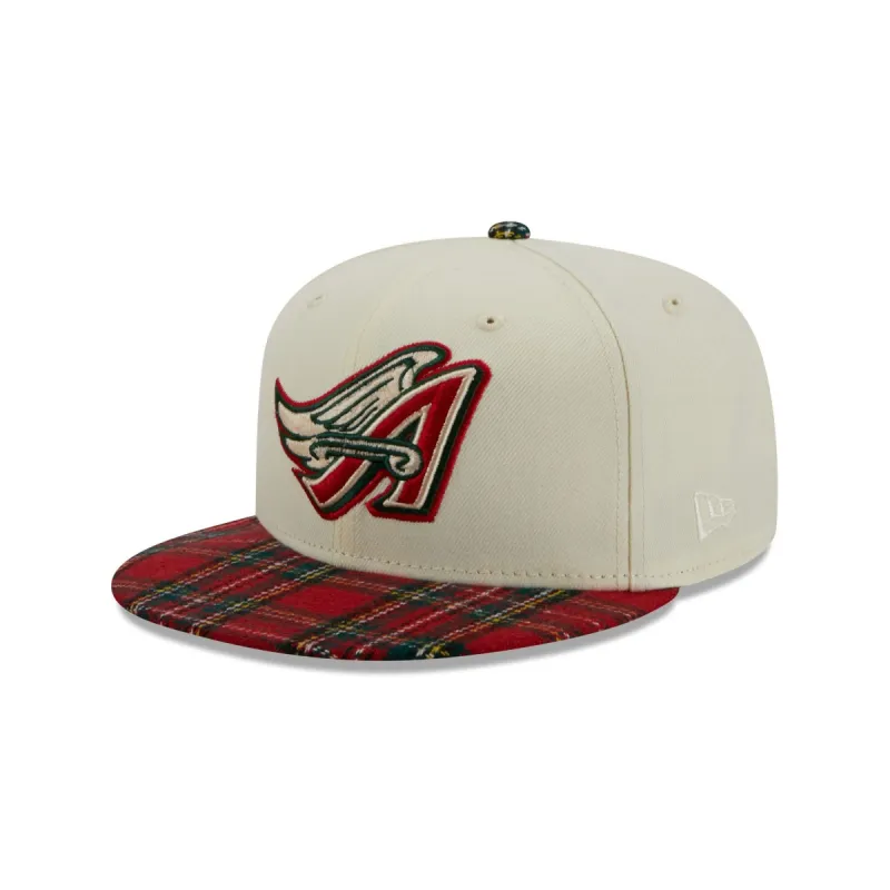 Los Angeles Angels Plaid Visor 9FIFTY Snapback Hat sold by New Era