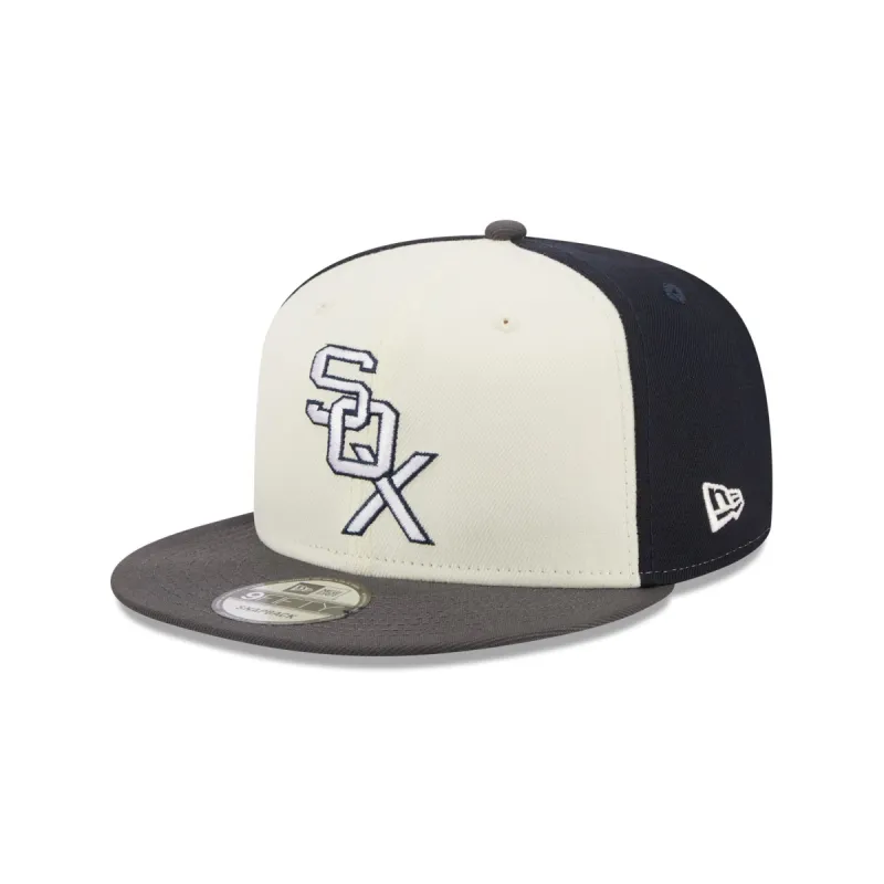 Chicago White Sox Graphite Visor 9FIFTY Snapback Hat sold by New Era