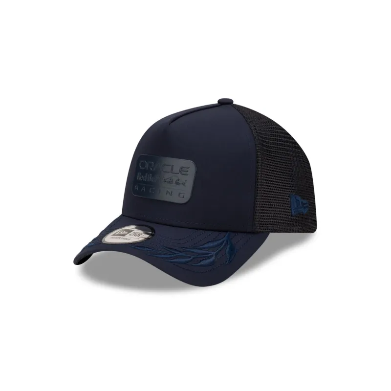 Oracle Red Bull Racing Tonal Navy 9FORTY A-Frame Trucker Hat sold by New Era