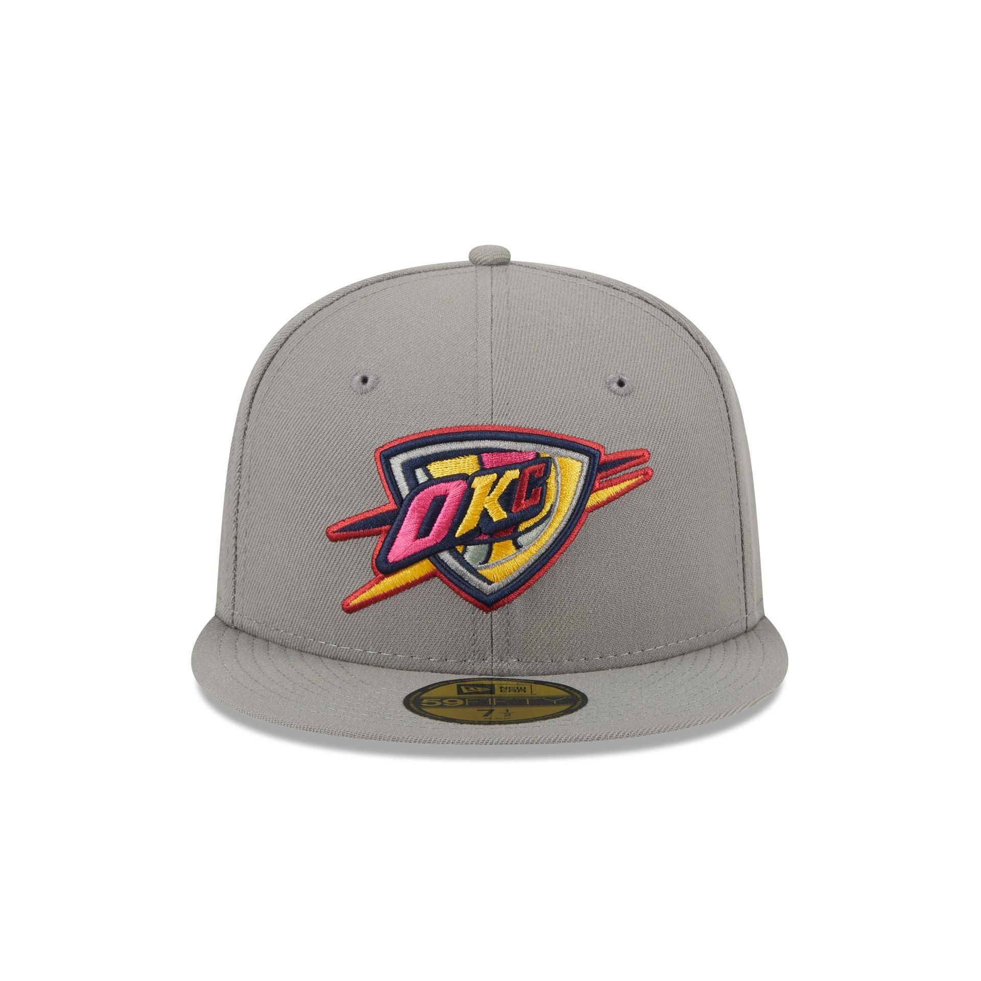Oklahoma City Thunder Color Pack Gray 59FIFTY Fitted Hat sold by New Era product image thumbnail 2