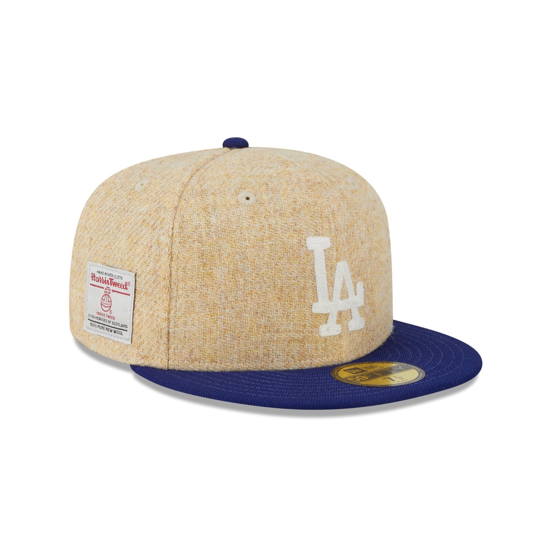 Los Angeles Dodgers Harris Tweed 59FIFTY Fitted Hat sold by New Era
