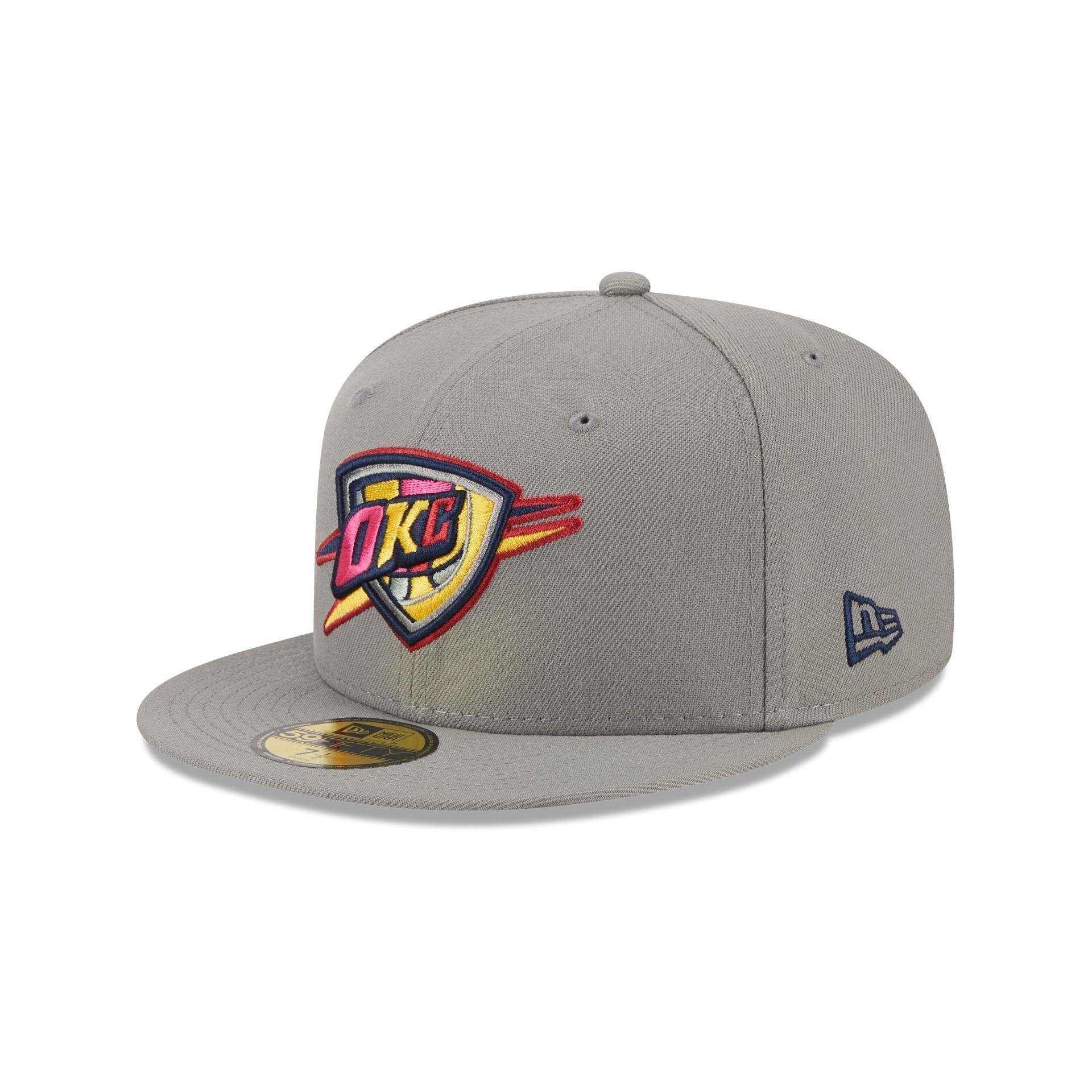Oklahoma City Thunder Color Pack Gray 59FIFTY Fitted Hat sold by New Era product image thumbnail 3