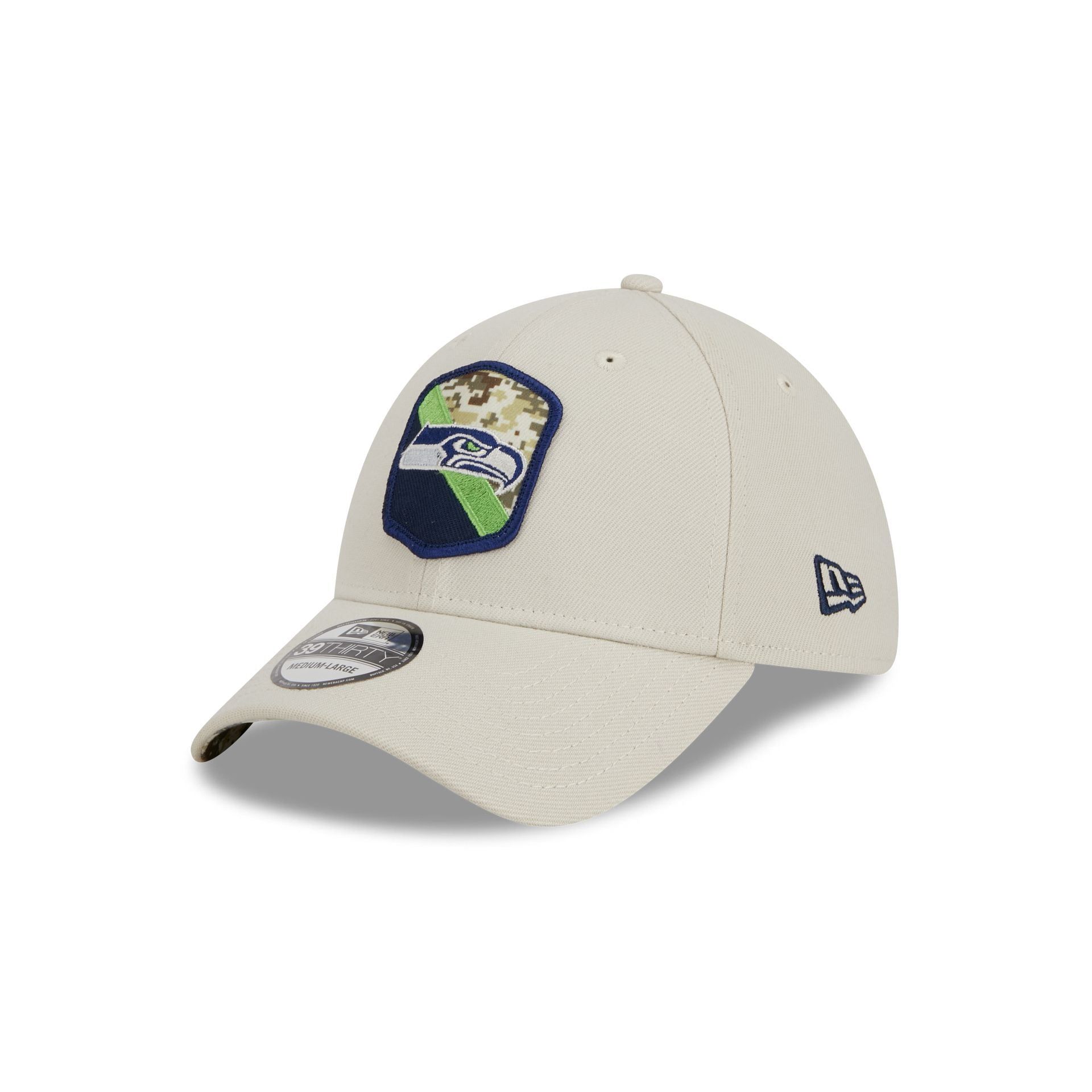 Seattle Seahawks 2023 Salute to Service 39THIRTY Stretch Fit Hat sold by New Era product image thumbnail 3