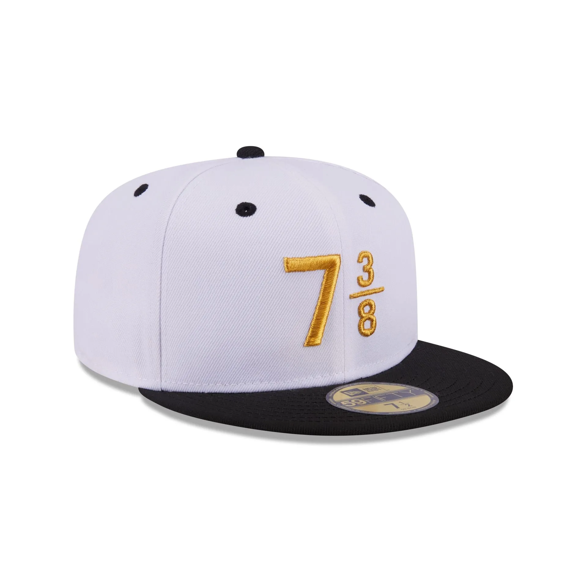 New Era Cap Signature Size 7 3/8 White 59FIFTY Fitted Hat sold by New Era product image thumbnail 3