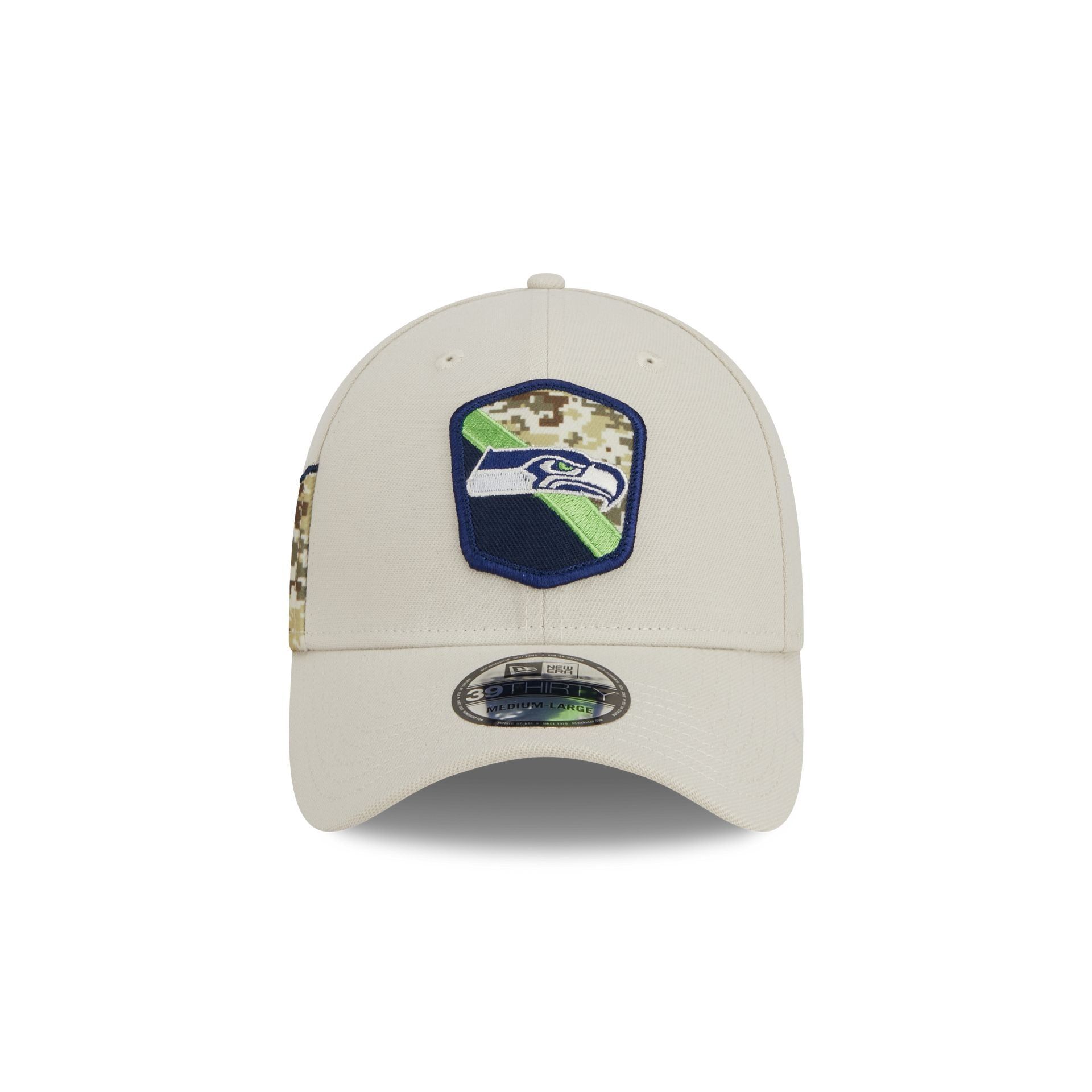 Seattle Seahawks 2023 Salute to Service 39THIRTY Stretch Fit Hat sold by New Era product image thumbnail 2