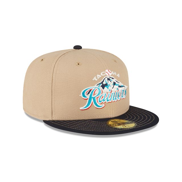 Just Caps Beige Camel Tacoma Rainiers 59FIFTY Fitted Hat sold by New Era product image thumbnail 3