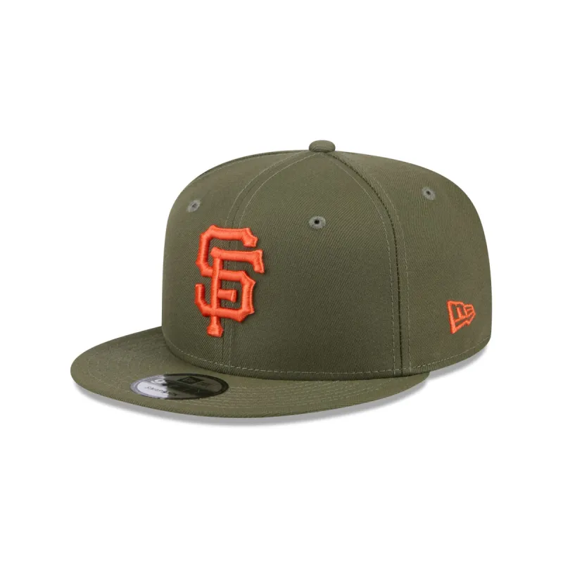 San Francisco Giants Olive 9FIFTY Snapback Hat sold by New Era