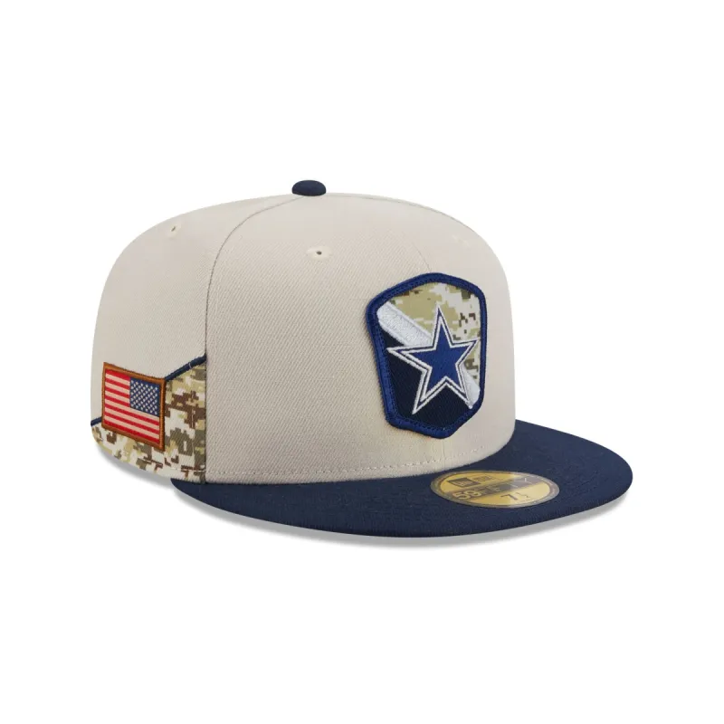 Dallas Cowboys 2023 Salute to Service 59FIFTY Fitted Hat sold by New Era