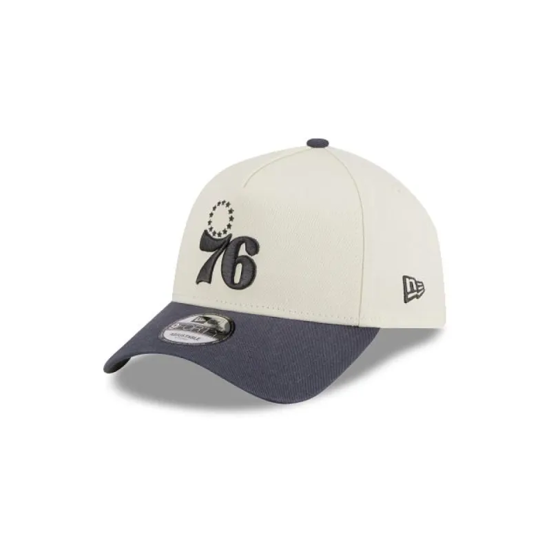 Philadelphia 76ers Visor Pop 9FORTY A-Frame Snapback sold by New Era
